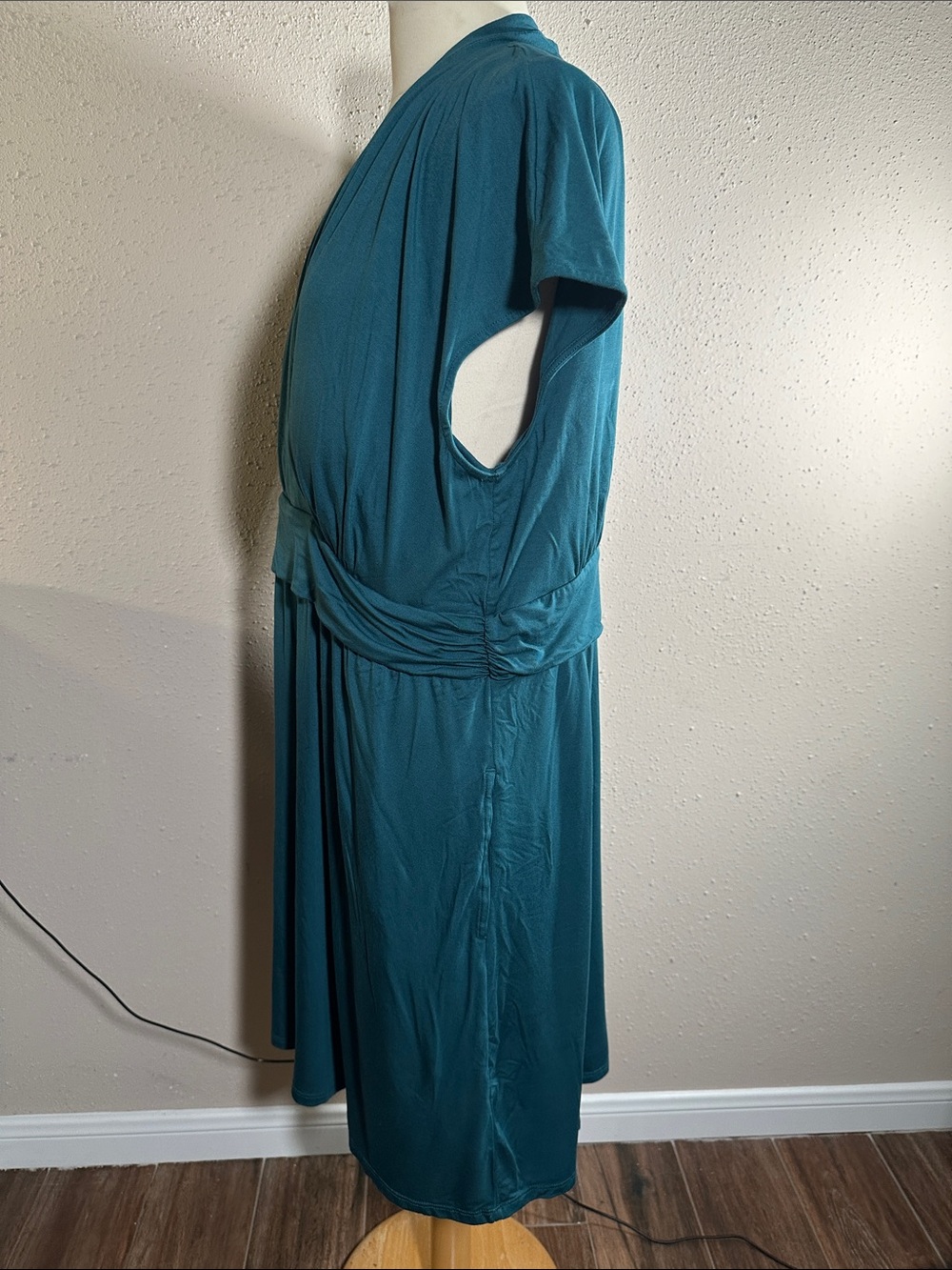 Soma Serenity Short Bra Dress Deep Teal Women’s size XXL NEW Built in Bra - Picture 4 of 13